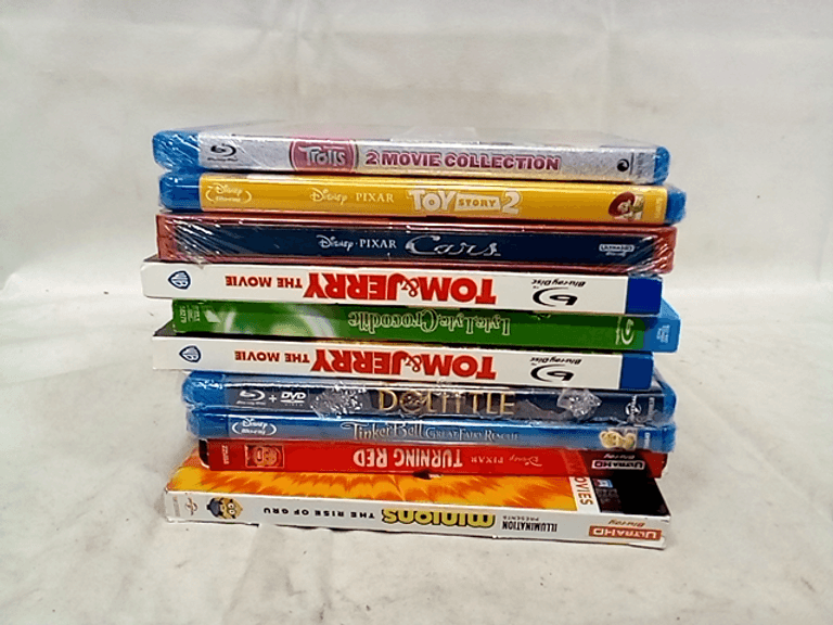 Assortment Of Different Children's DVD Movies, 10 Pieces, Multi-Color ...