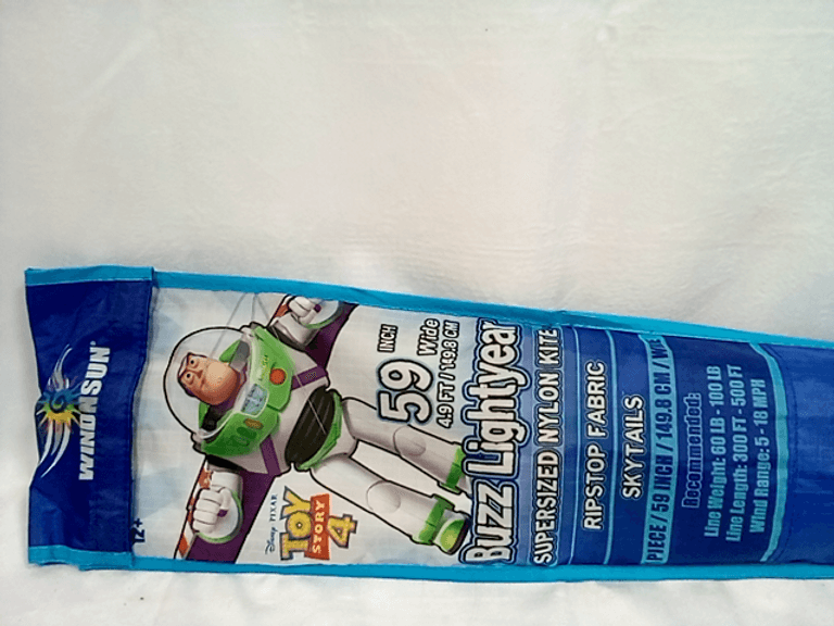 thumbnail image 2 of WindNSun Buzz Lightyear Kite - 59 Inch Wingspan Ultra Ripstop Nylon Flying Kite 2 of 13