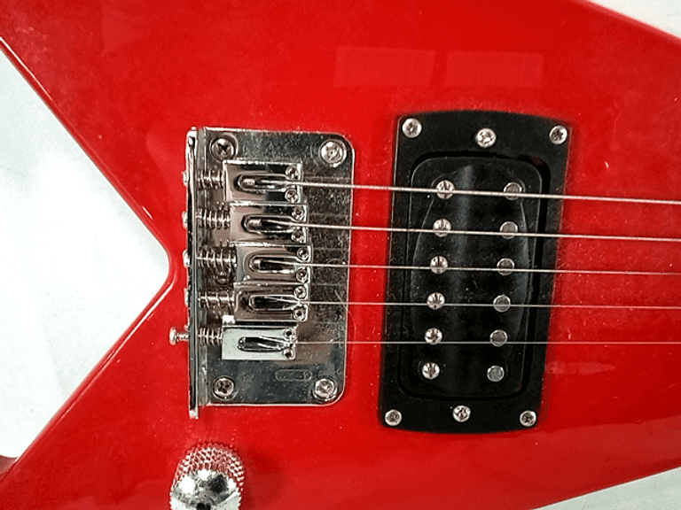 First Act ME279 Red Mini Flying V Electric Guitar - Dutch Goat