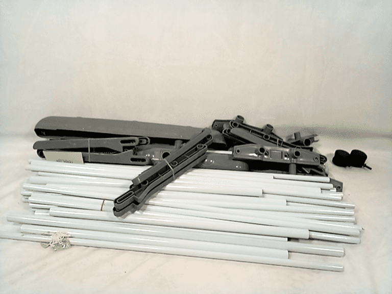 Collapsible Clothes Drying Rack, Gray, White - Dutch Goat