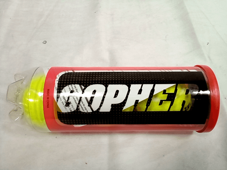 Gopher Practice Pressurized Practice Tennis Ball, 3Pack Dutch Goat