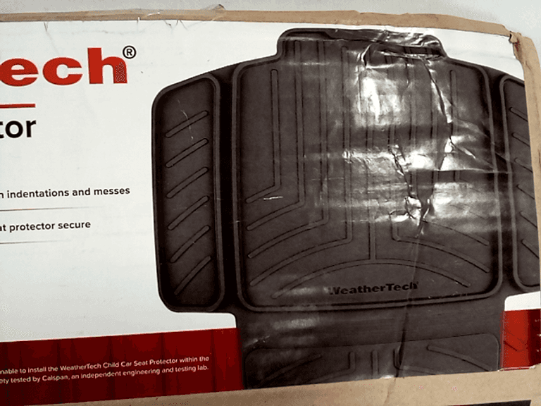 WeatherTech 81CSP02SBK, Child Car Seat Protector, Black Dutch Goat