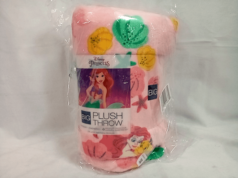 The Big One, Disney Ariel Under The Sea Oversized Plush Throw Blanket ...
