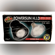 Zoo Med Powersun H.I.D. Metal Halide UVB Lamp & Lamp Fixture Combo
