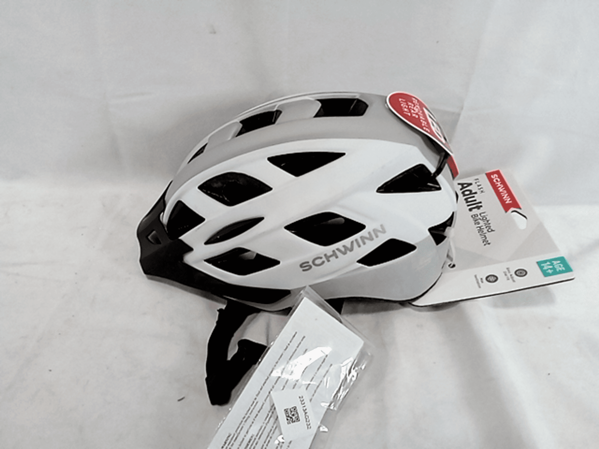 Schwinn, Flash Bike Helmet, Gray, White - Dutch Goat Schwinn, Flash Bike Helmet, Gray, White - Dutch Goat