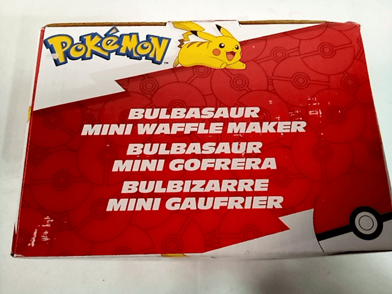 Pokemon Bulbasaur Mini Waffle Maker Dutch Goat