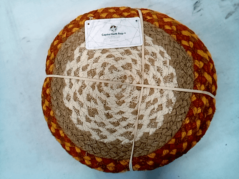 Capital Earth Rugs RPP630, Monarch Round 10"x10" Rugs, MultiColor