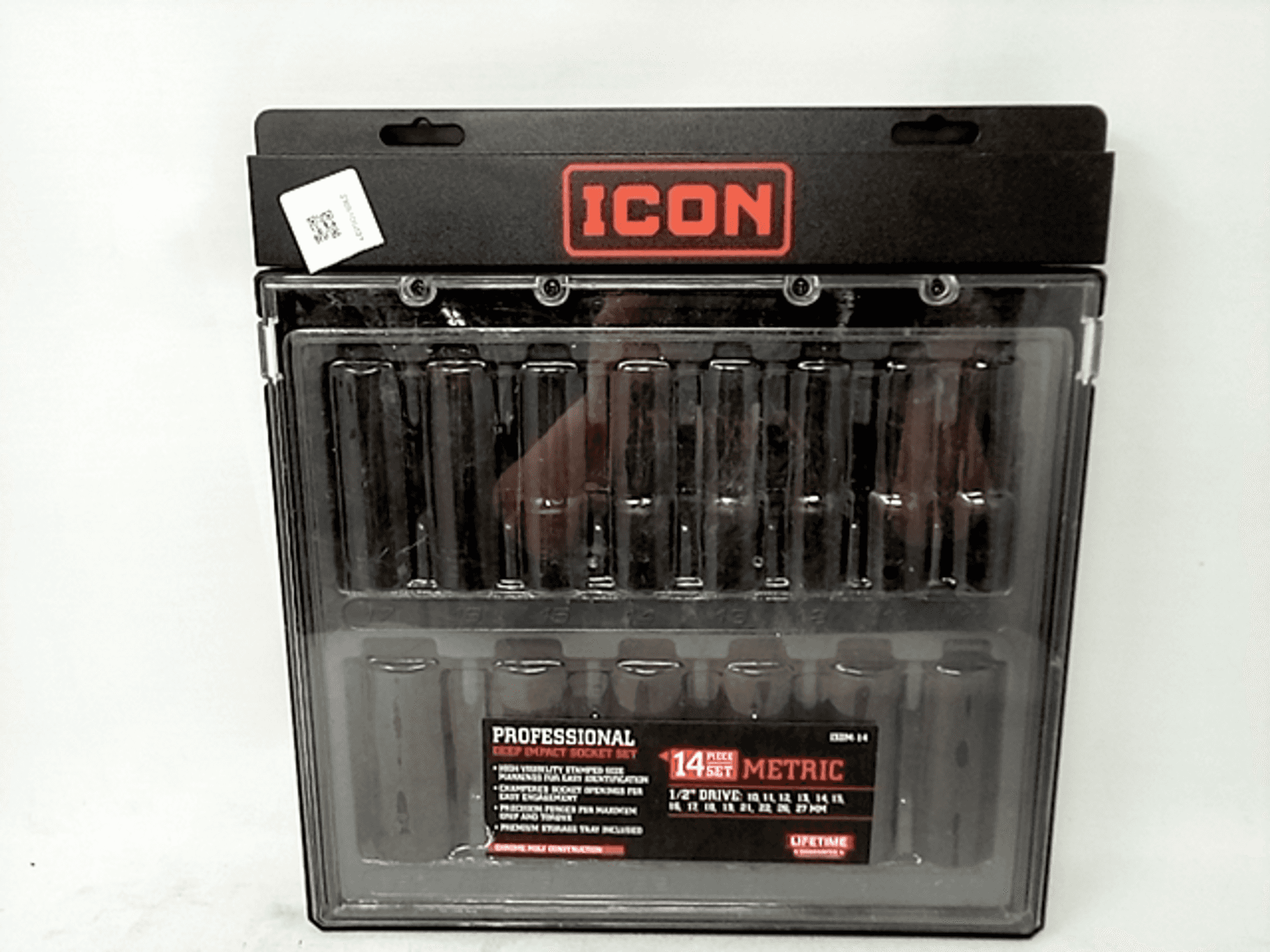 ICON 13DM-14 Professional Deep Impact Socket Set 14 Piece Set