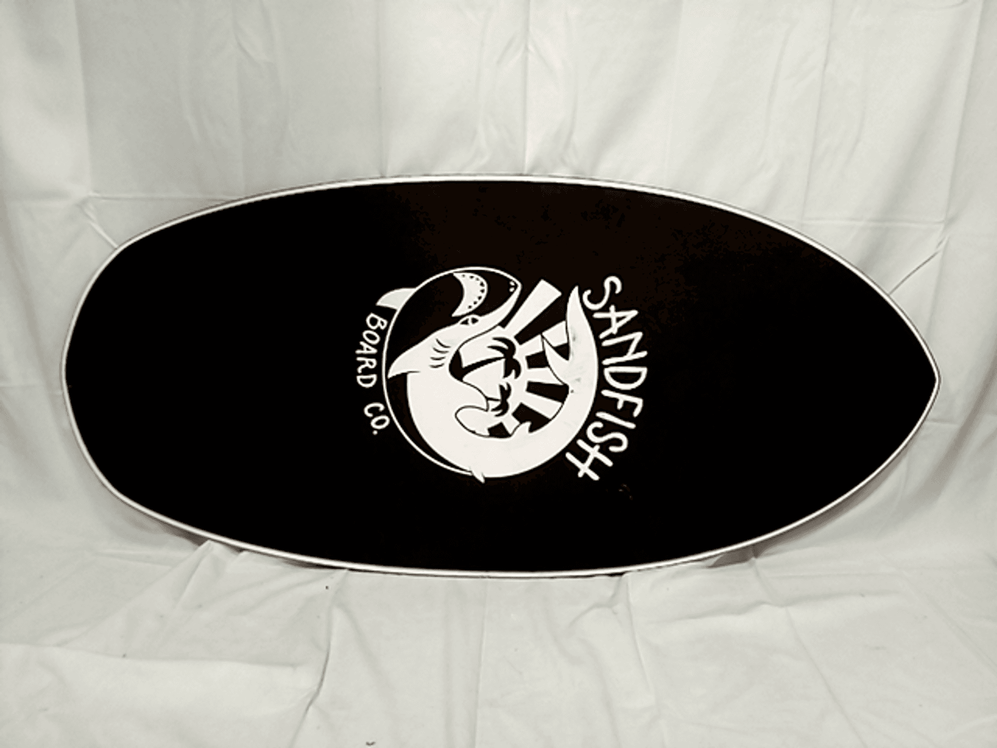 Sandfish Board Co. White Foam Traction Skimboard Cruiser - Dutch Goat