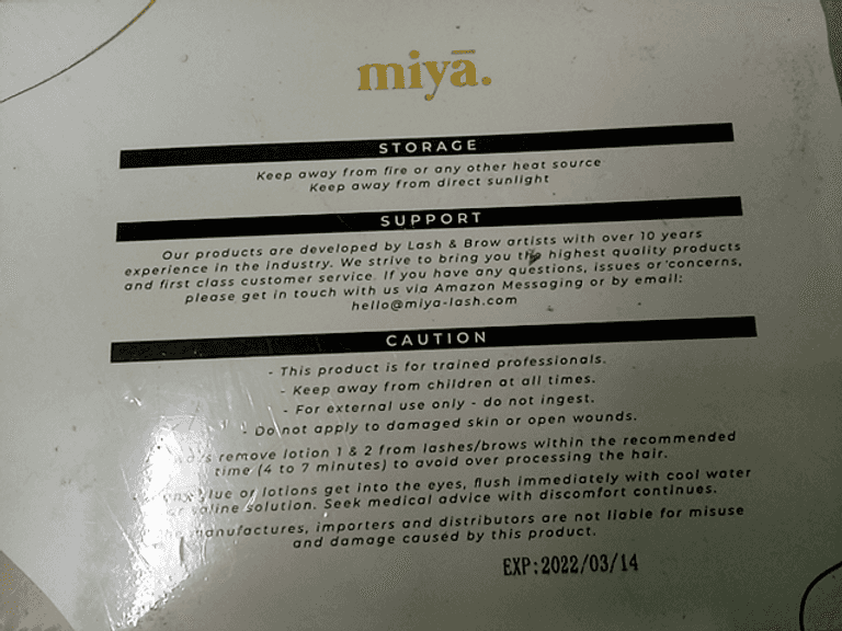 Miya Lash & Brow Lift & Lamination Kit Dutch Goat