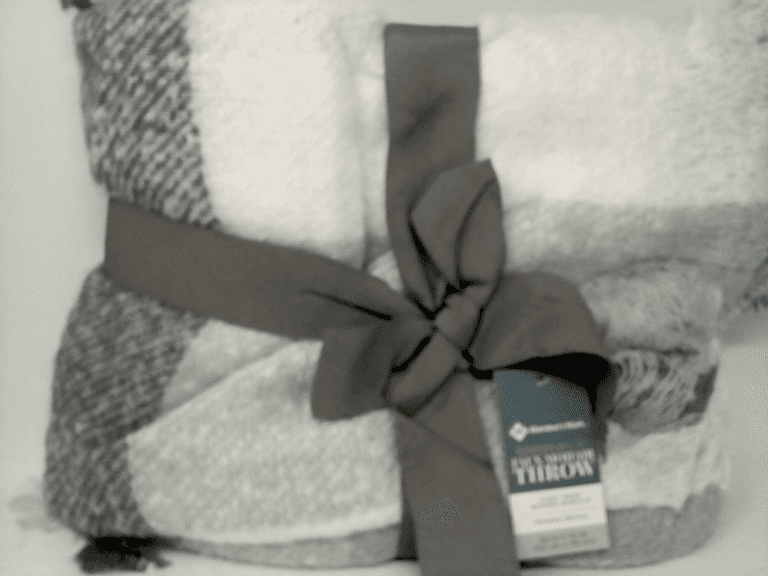 Member's Mark Oversized Faux Mohair Throw Blanket Dutch Goat