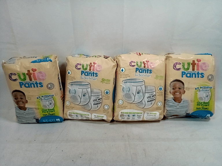 Lot of 4 Cutie Boys 4T/5T Refastenable Potty Training Pants