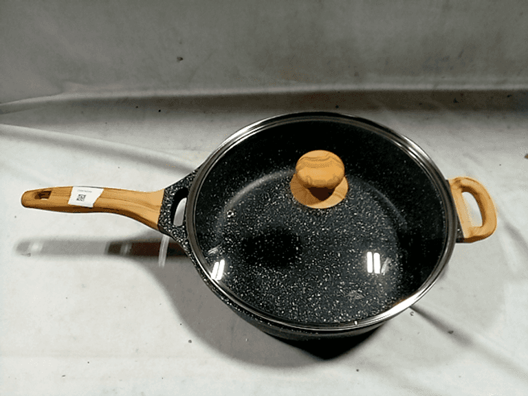 The Pioneer Woman Prairie Signature 6 Quartz Cast Aluminum Jumbo Sauté