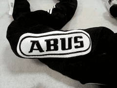ABUS D-58292 Wetter Key Type Chain Lock, Used On Bikes, Black, White ...