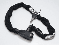 ABUS D-58292 Wetter Key Type Chain Lock, Used On Bikes, Black, White ...