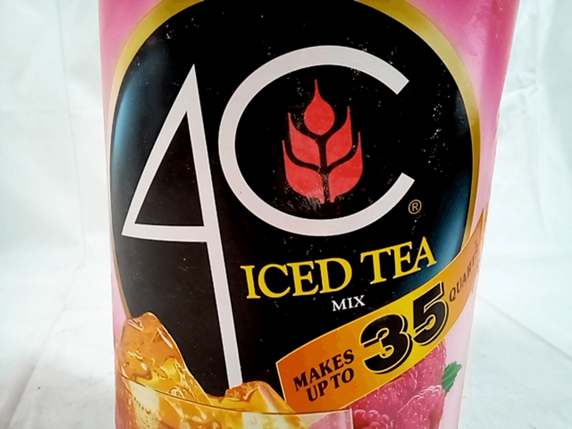 thumbnail image 2 of 4C Raspberry Iced Tea Mix - 5 Lb Can (Pack Of 2) With 35% More Tea 2 of 14