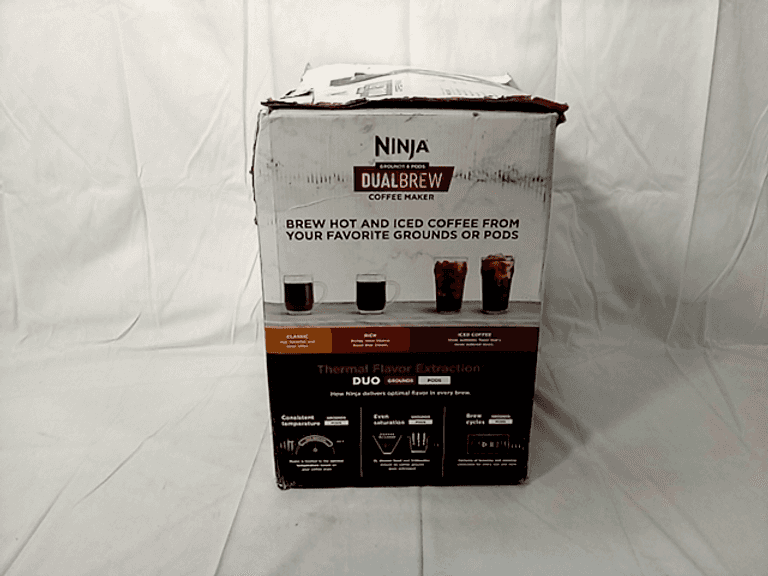 Ninja CFP201 DualBrew System 12Cup Coffee Maker, Black Dutch Goat