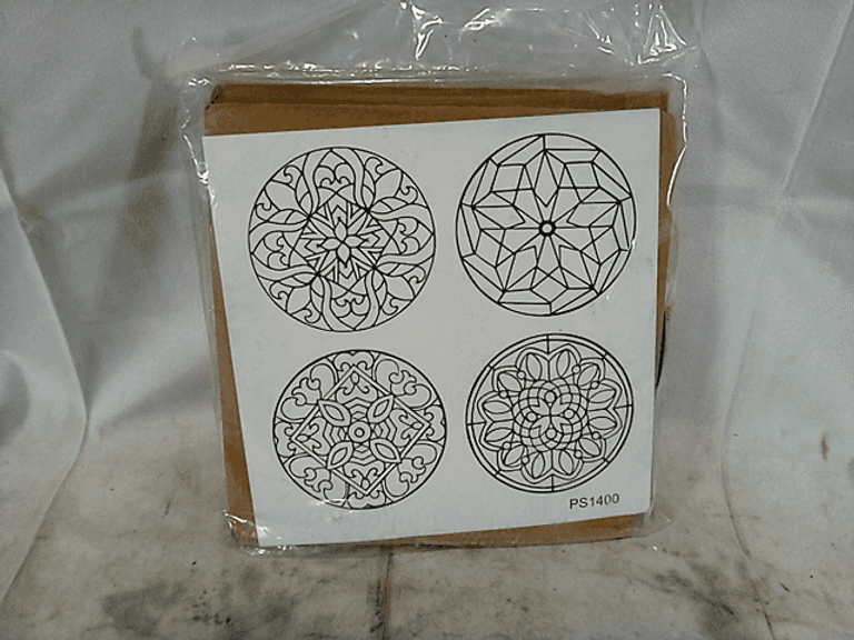 S&S Worldwide Velvet Art Mandalas, Pack Of 40, MultiColor Dutch Goat