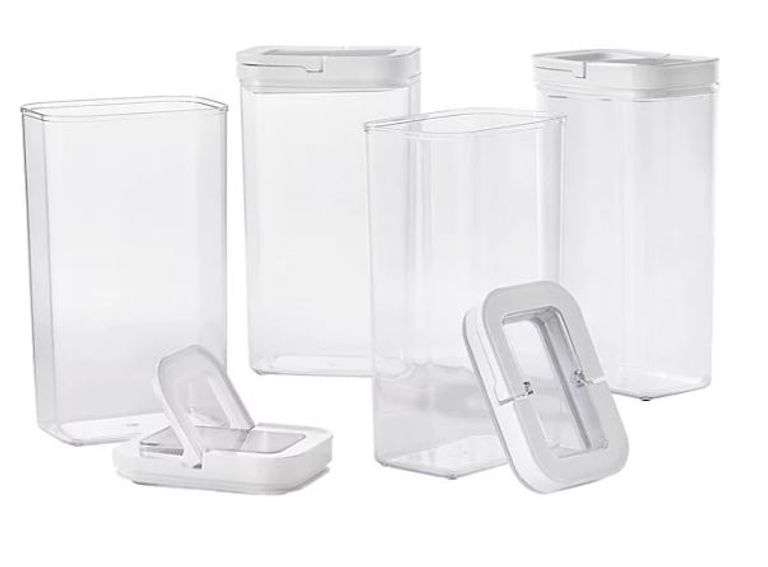 Member's Mark Set of 4 Fliplock Food Storage Containers w/ Lids 15
