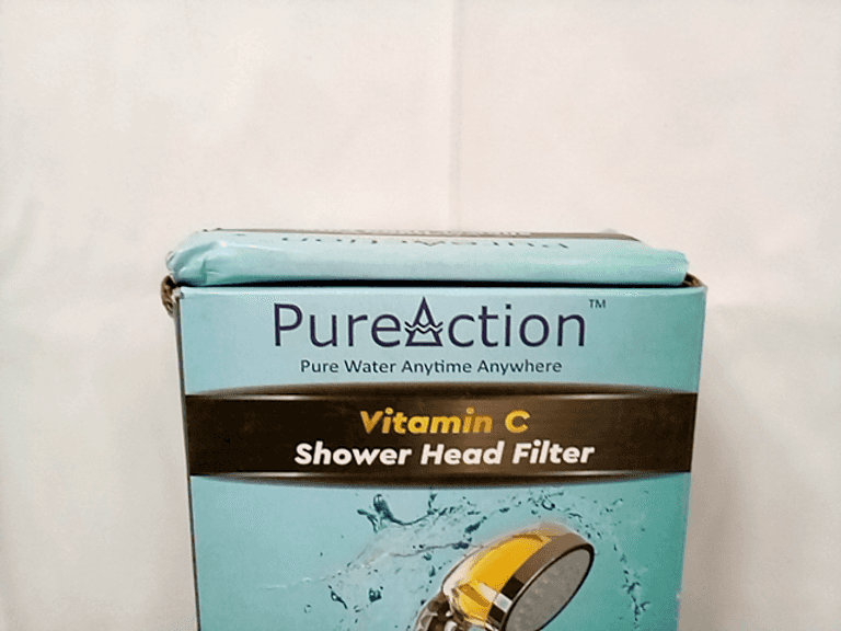 PureAction Vitamin C Shower Head Filter With Hose & Replacement Filter