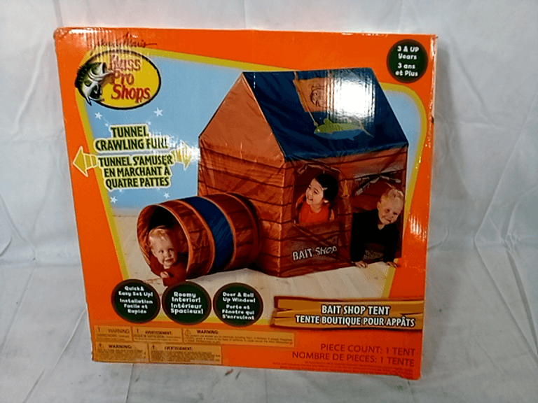 Bass Pro Shops Indoor Play Tent & Tunnel Set Ages 3 & Up Dutch Goat