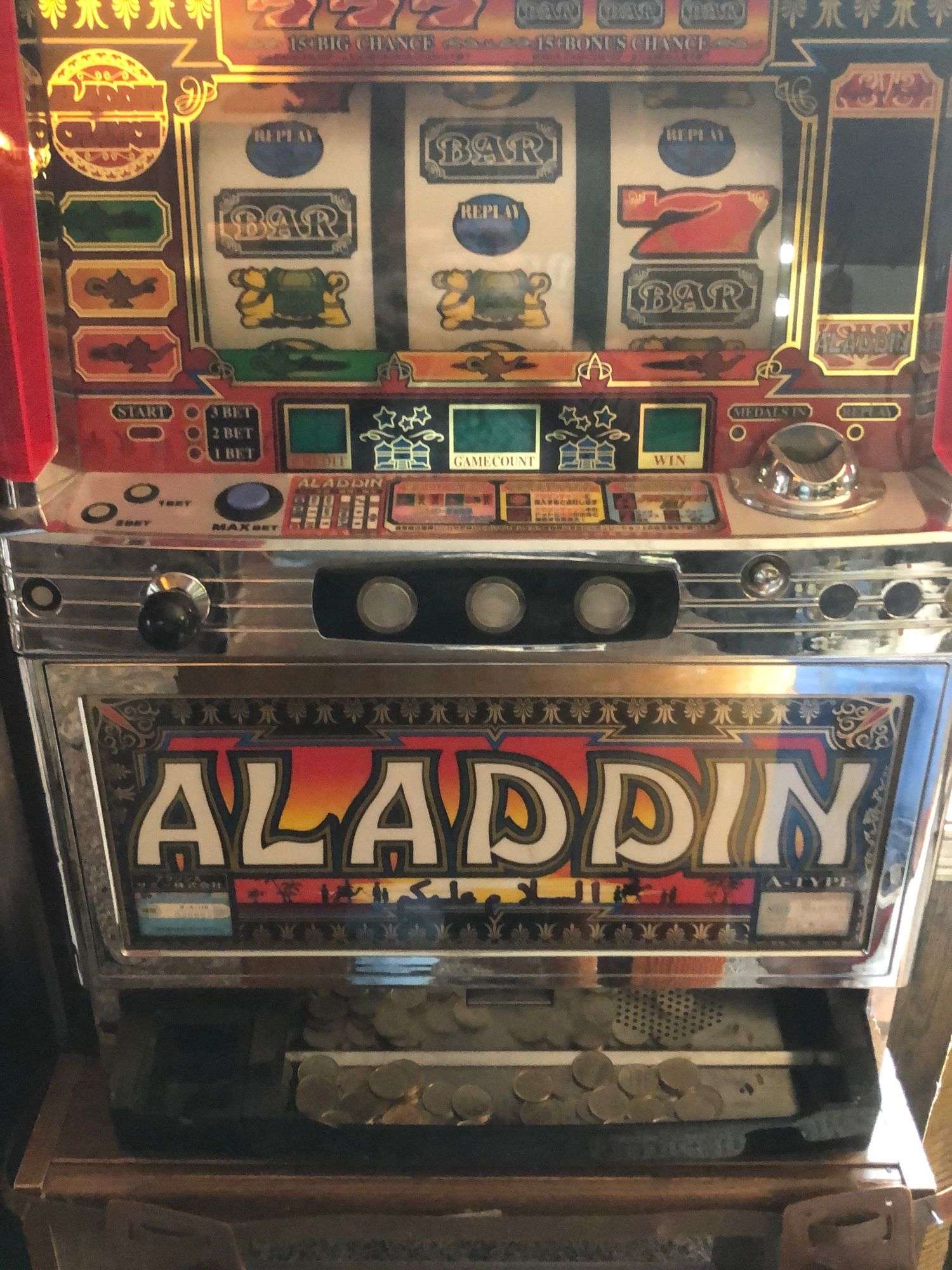 Pachislo Sammy Aladdin Slot Machine - Dutch Goat