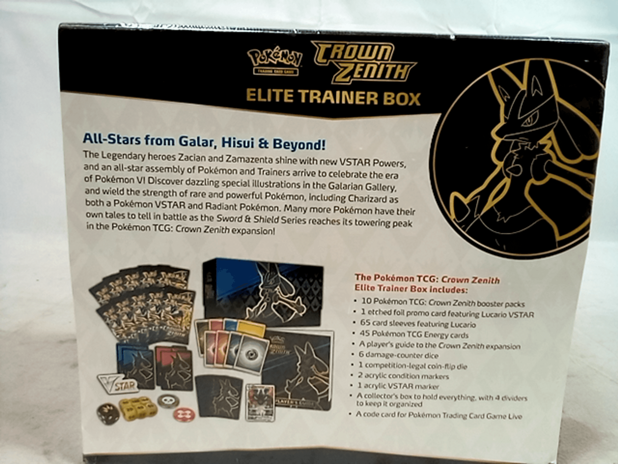 Pokemon Trading Card Game: Crown Zenith Elite Trainer Box, Multi-Color - Dutch Goat Pokemon Trading Card Game: Crown Zenith Elite Trainer Box, Multi-Color - Dutch Goat