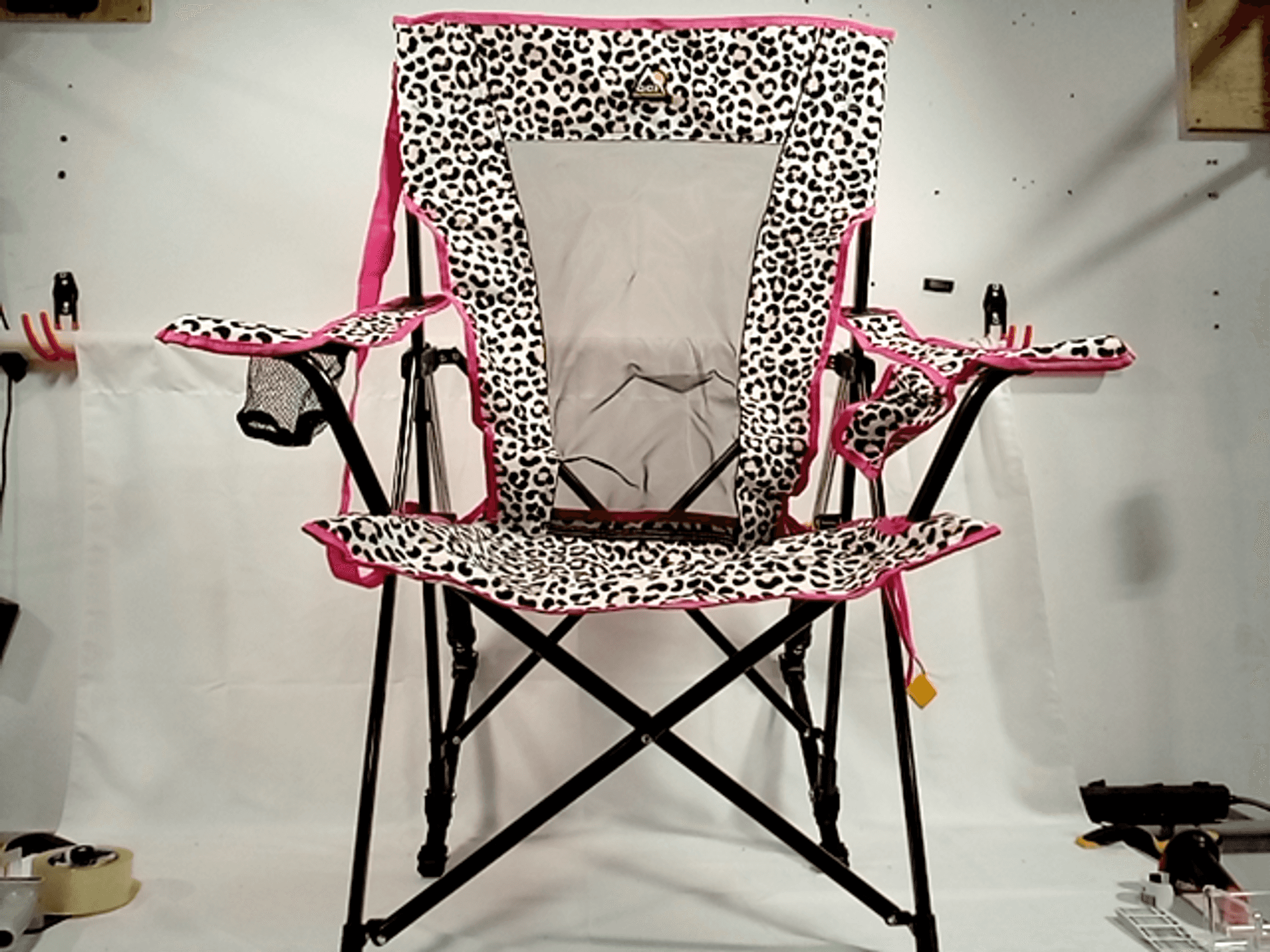 GCI Outdoor Cheetah Comfort Pro Rocker, Pink, White - Dutch Goat