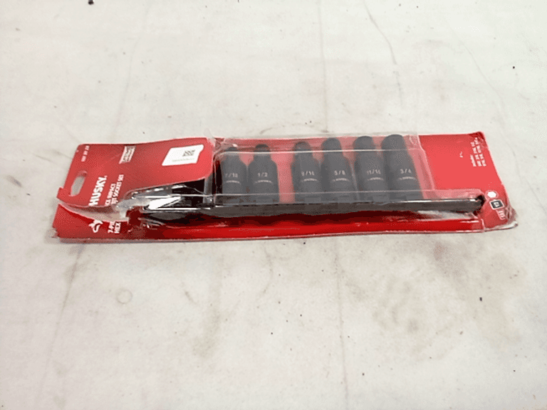 Husky 1/2 Impact Hex Bit Socket Set 7Piece Dutch Goat
