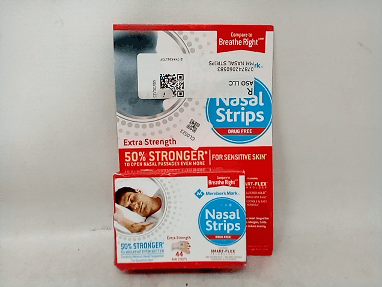 Member's Mark Extra Strength Nasal Strips 44 Tan Strips Dutch Goat