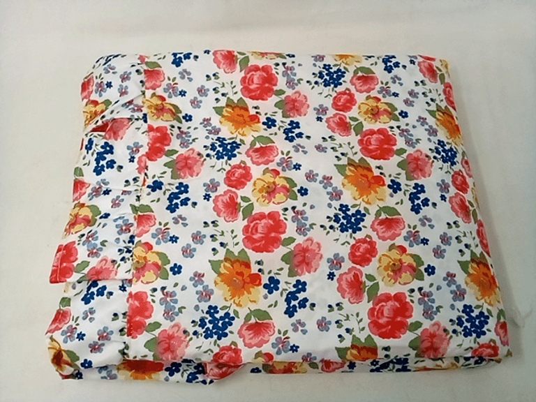 Floral Pattern Bed Sheet Set, MultiColor Dutch Goat
