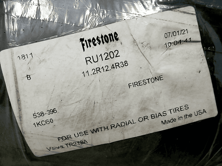 Firestone RU122 Radial Tractor Tube 11.2R 12.4R 38 Dutch Goat