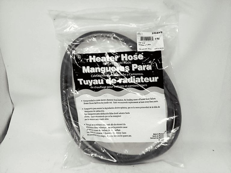 Gates 28489 Safety Stripe Standard Straight Heater Hose, Size 6'3/8