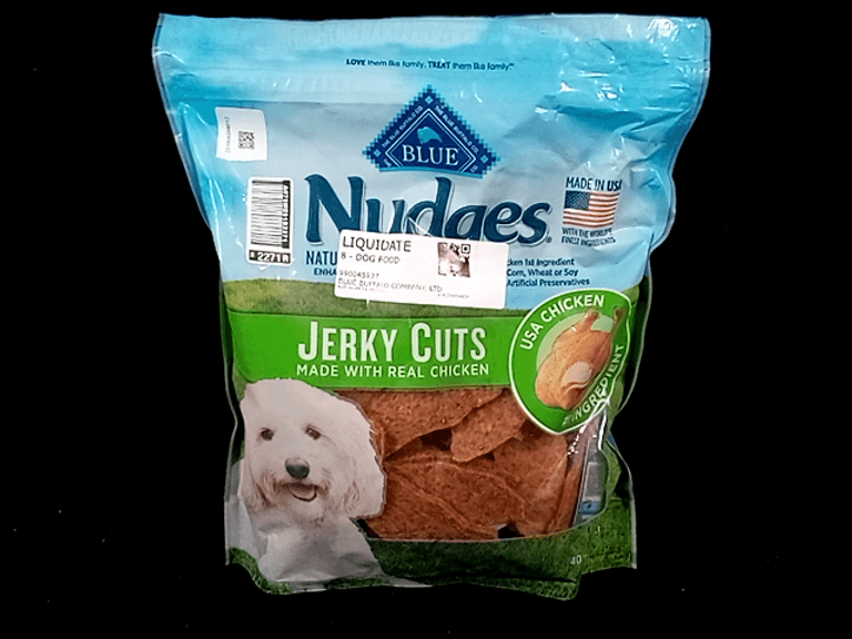 Blue Buffalo Nudges Natural Jerky Cut Dog Treats, Chicken Flavored, 40