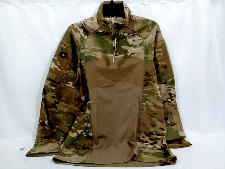 US Army Combat Shirt, Type II, OCP2015, XL Size, Green, MultiColor