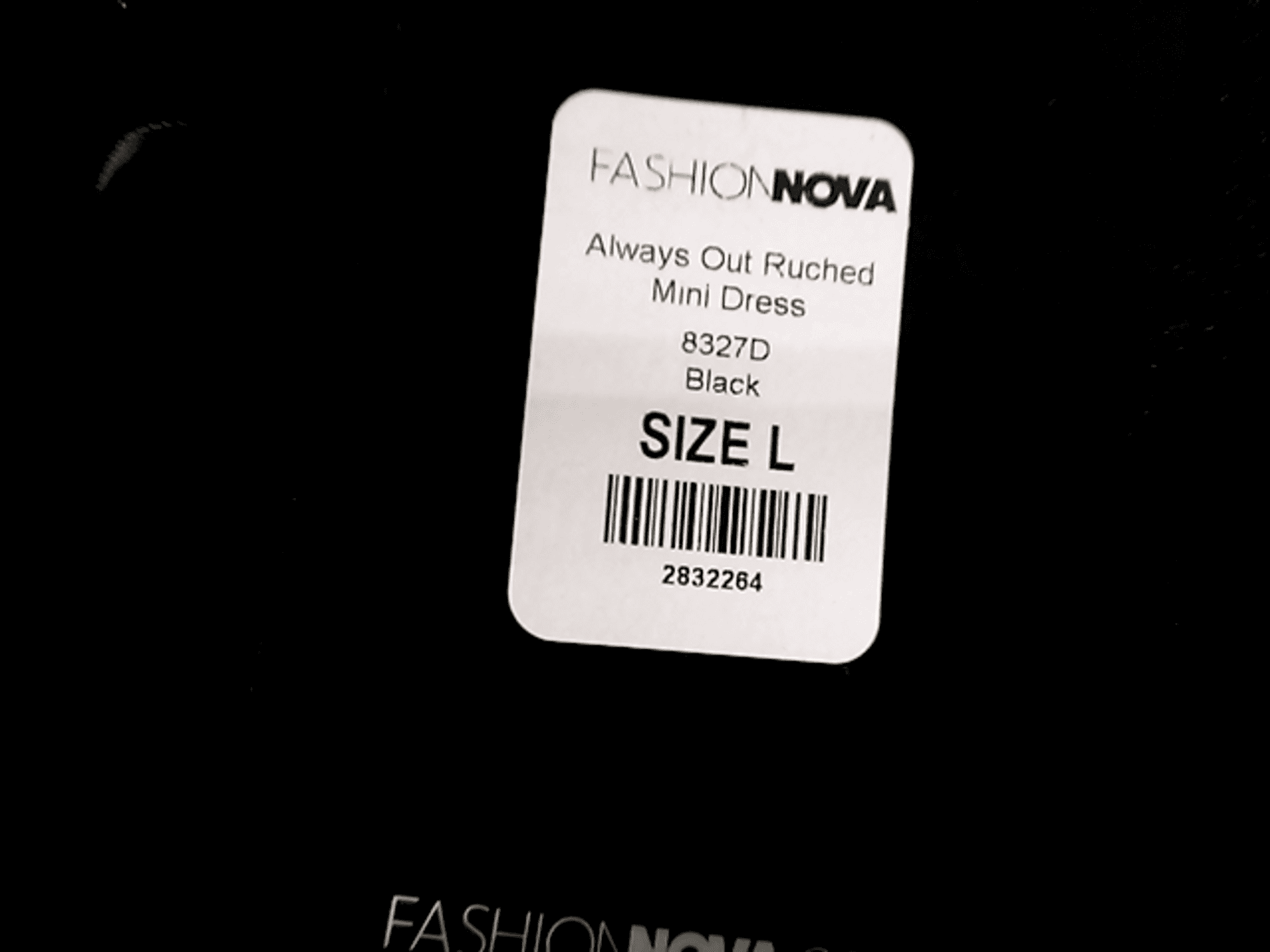 Women's Fashion Nova Always Out Ruched Mini Dress - Black, Large Size - Dutch Goat Women's Fashion Nova Always Out Ruched Mini Dress - Black, Large Size - Dutch Goat