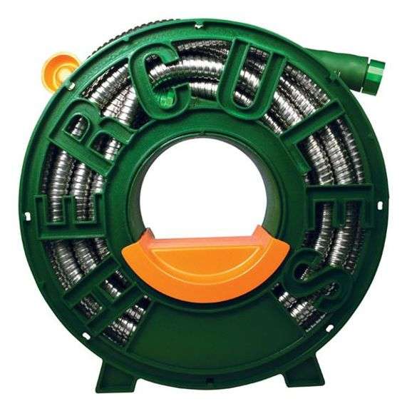 Hercules Stainless Steel 25' Garden Hose Kink Resistant Dutch Goat