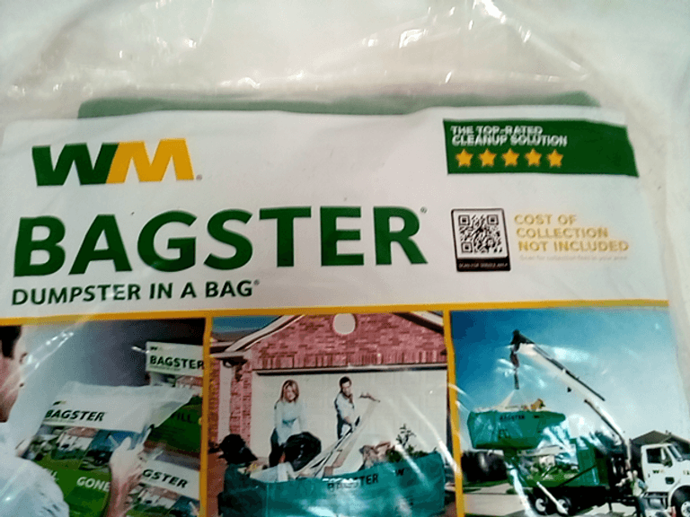 Waste Management Bagster, Dumpster In A Bag, Green Dutch Goat