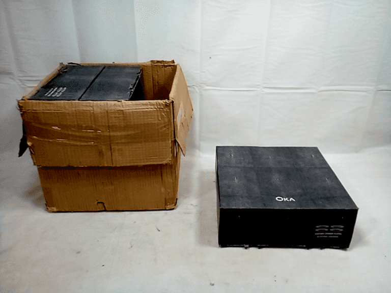 Set of Four Kintaro Dinner Plates Cochineal - Dutch Goat