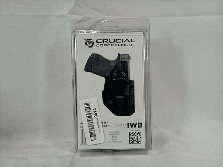 Covert IWB Springfield Hellcat Black Ambi CC IWB Loop Holster - Dutch Goat