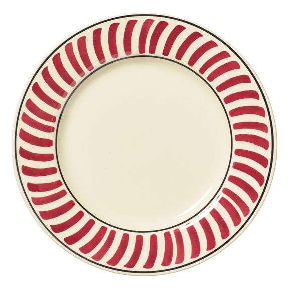 Set of Four Kintaro Dinner Plates Cochineal - Dutch Goat