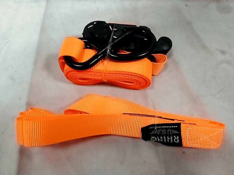 Dutch And Ratch Pack of 4 - Rhino USA Medium-Duty Ratchet Tie Down Set - Dutch Goat