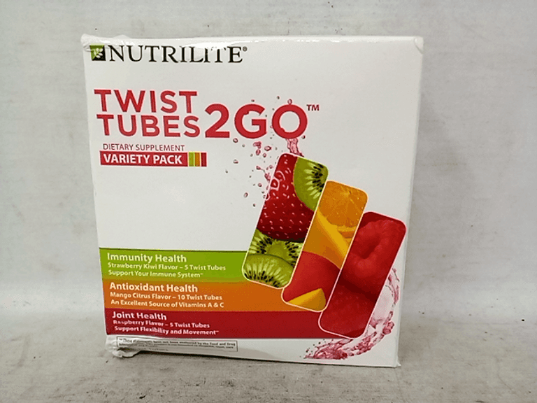 Nutrilite Twist Tubes 2Go Variety Pack Dietary Supplement - Dutch Goat