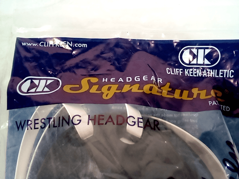 Cliff Keen E58 Signature Wrestling Headgear, Black Dutch Goat