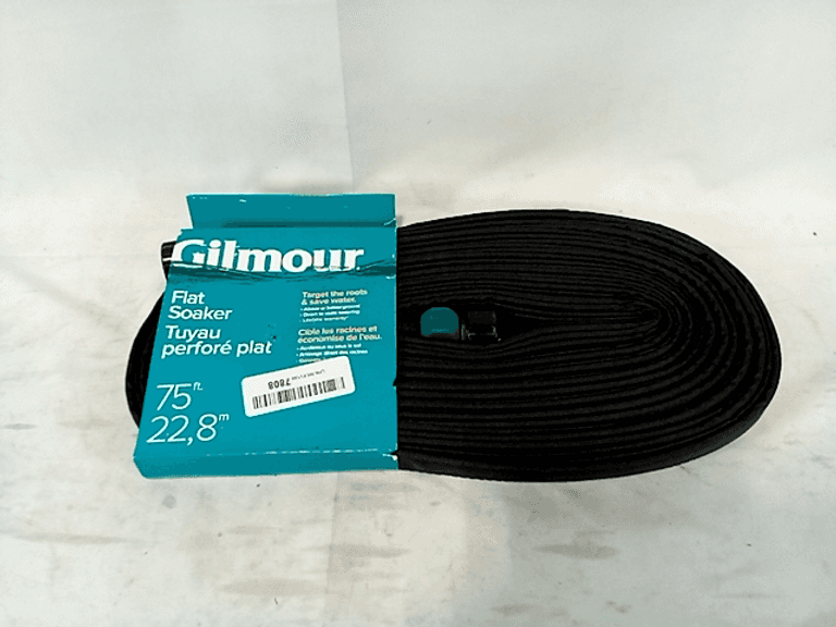 Gilmour 870501-1001 Flat Soaker Garden Hose w/Cloth Cover 5/8-in x 50