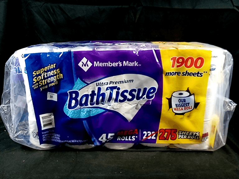 Member's Mark Ultra Premium Bath Tissue Pack 45 Mega Rolls/275 Sheets
