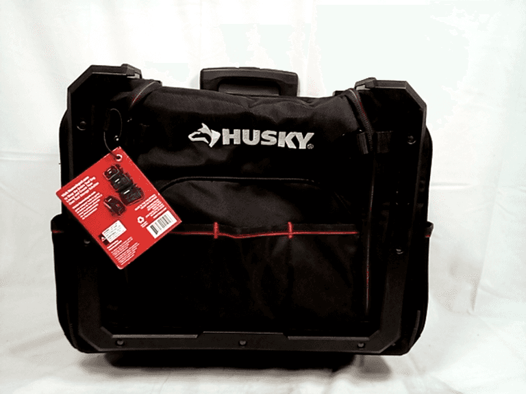Husky 19" Stack Rolling Tool Tote, Black Dutch Goat