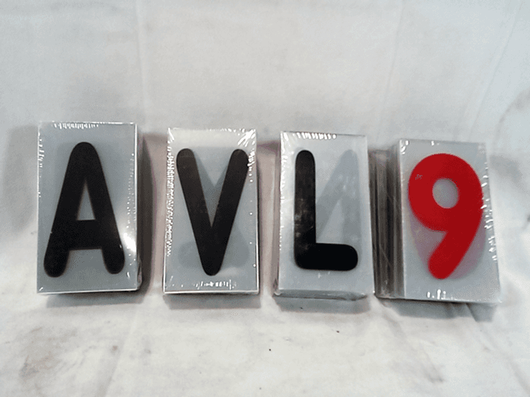 Set of Signage Letters & Numbers Dutch Goat