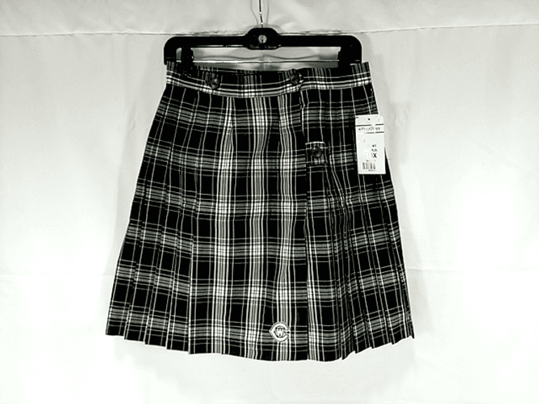 Flynn O' Hara Knife Pleat School Uniform Skirt Plaid 16X Dutch Goat