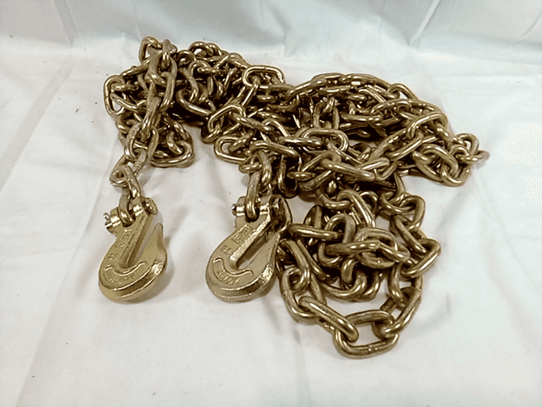 Heavy Duty Transport Chain, Size 2.5', Gold Dutch Goat